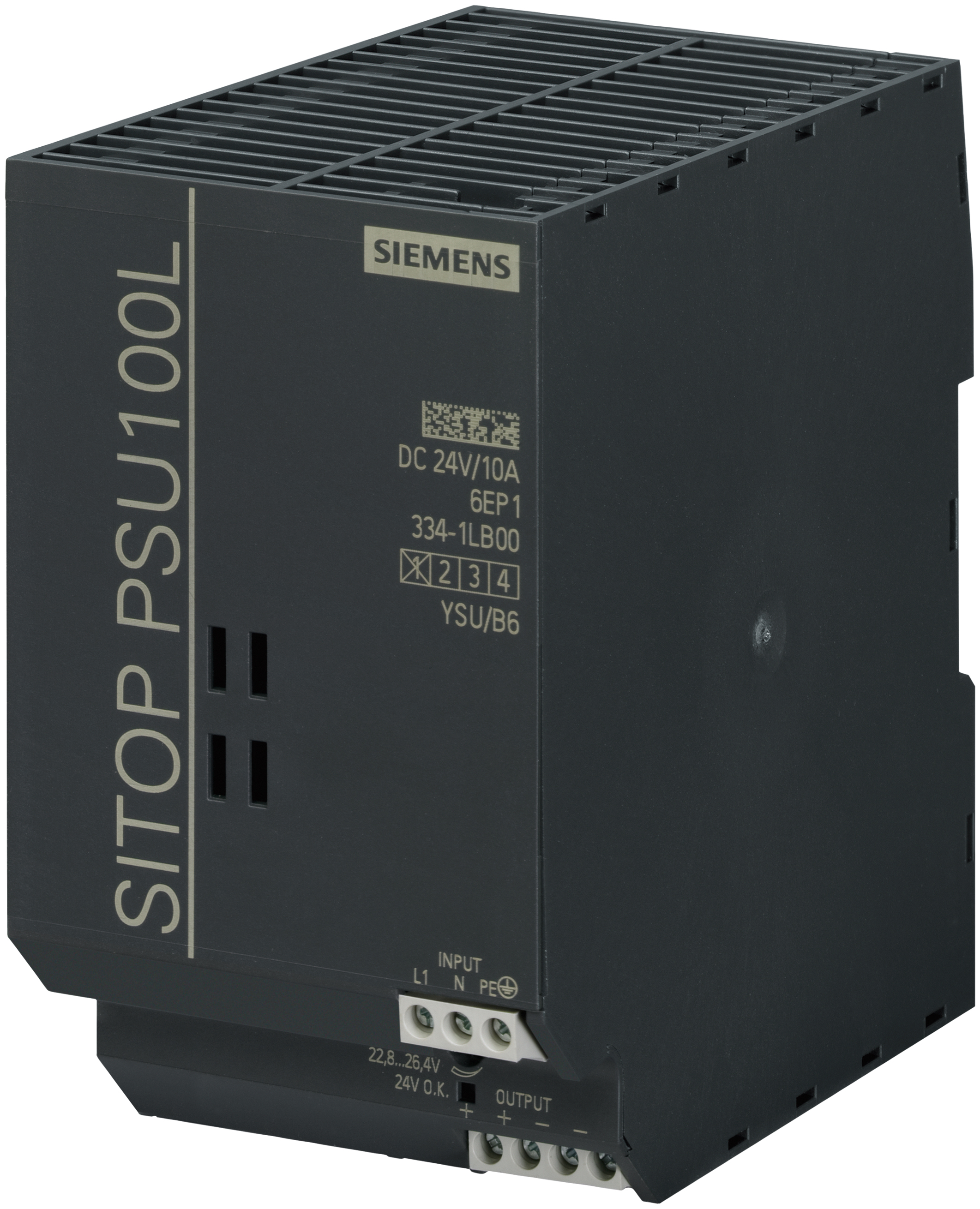 Stromversorgung SITOP PSU100L, 1-phasig DC 24 V/10 A