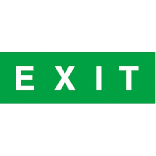 Piktogrammscheibe EXIT