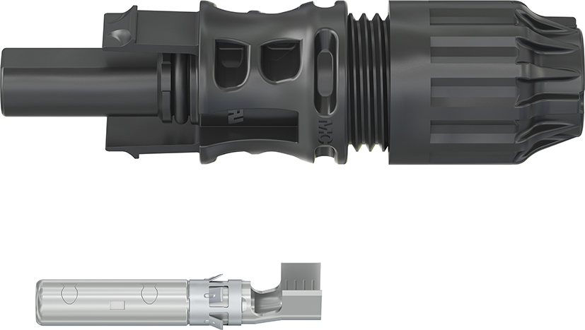 Kupplungsbuchse, MC4-Evo 2, 1.500 V (IEC und UL), 4 und 6 mm², 10 und 12 AWG, Kabeldurchmesser: 4,7 - 6,4 mm