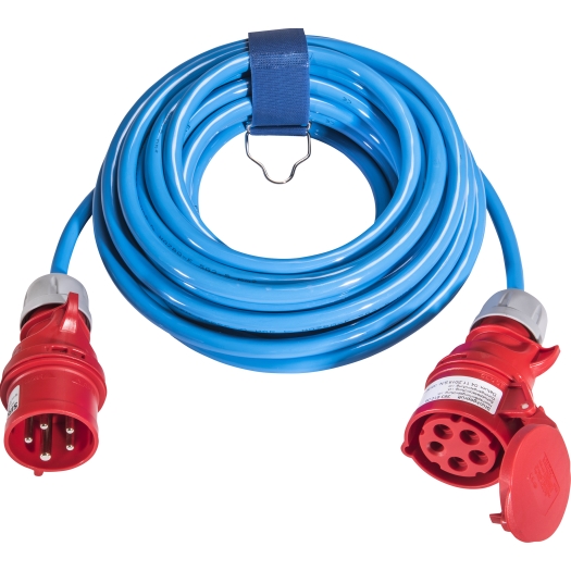 CEE-Verlängerung 32 A H07BQ-F 5 G 4 mm², 25 m, blau  SiRoX