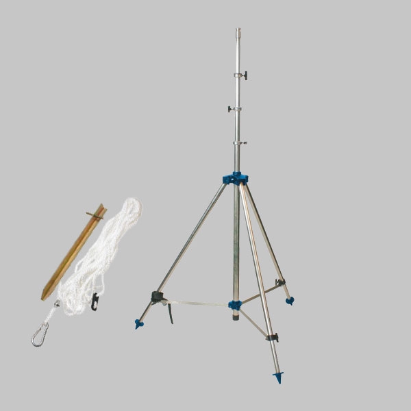 Teleskop-Stativ Professionell, Hmax 4,75 m, mit DIN-Zapfen