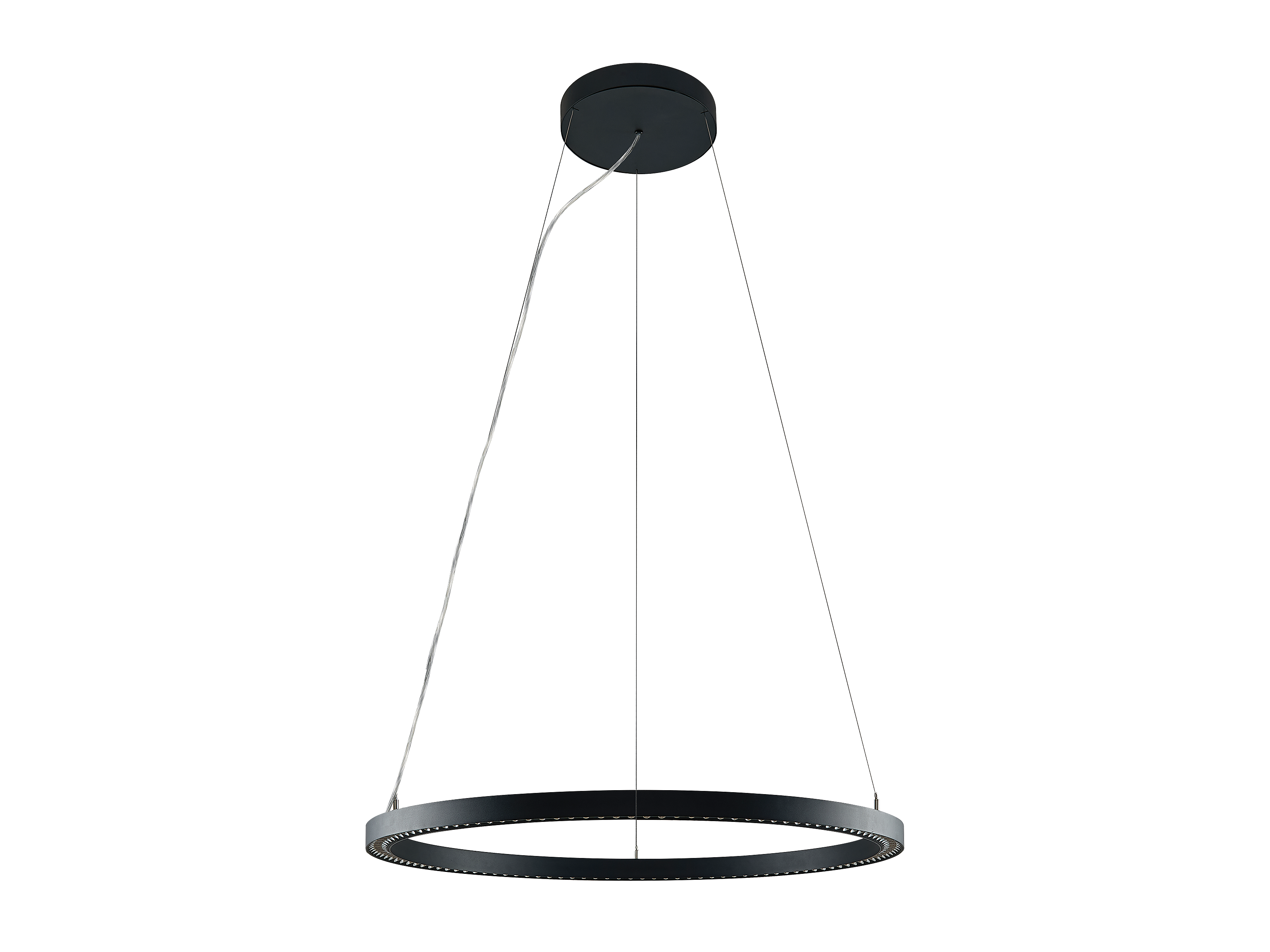 LED-Profi-Hängeleuchte aus Aluminium, dimmbar, 58 W, 905 x 38 mm, schwarz