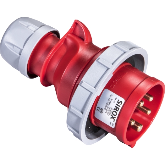 CEE-Stecker IP 67, 5-polig, 400 V, 6 h 16 A SiRoX