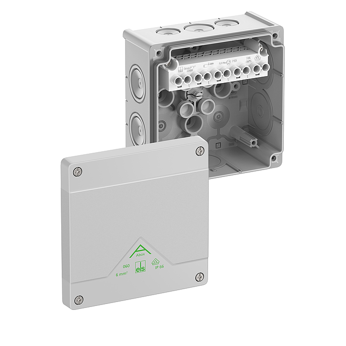 AP/FR-Abzweigkästen IP 65 "A-BOX" 6,0 mm²