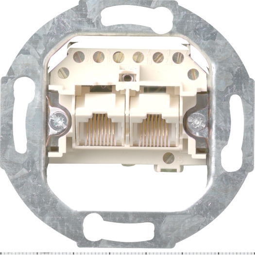 UAE/IAE-Anschlussdose 2 x 8-p SRK Einsatz