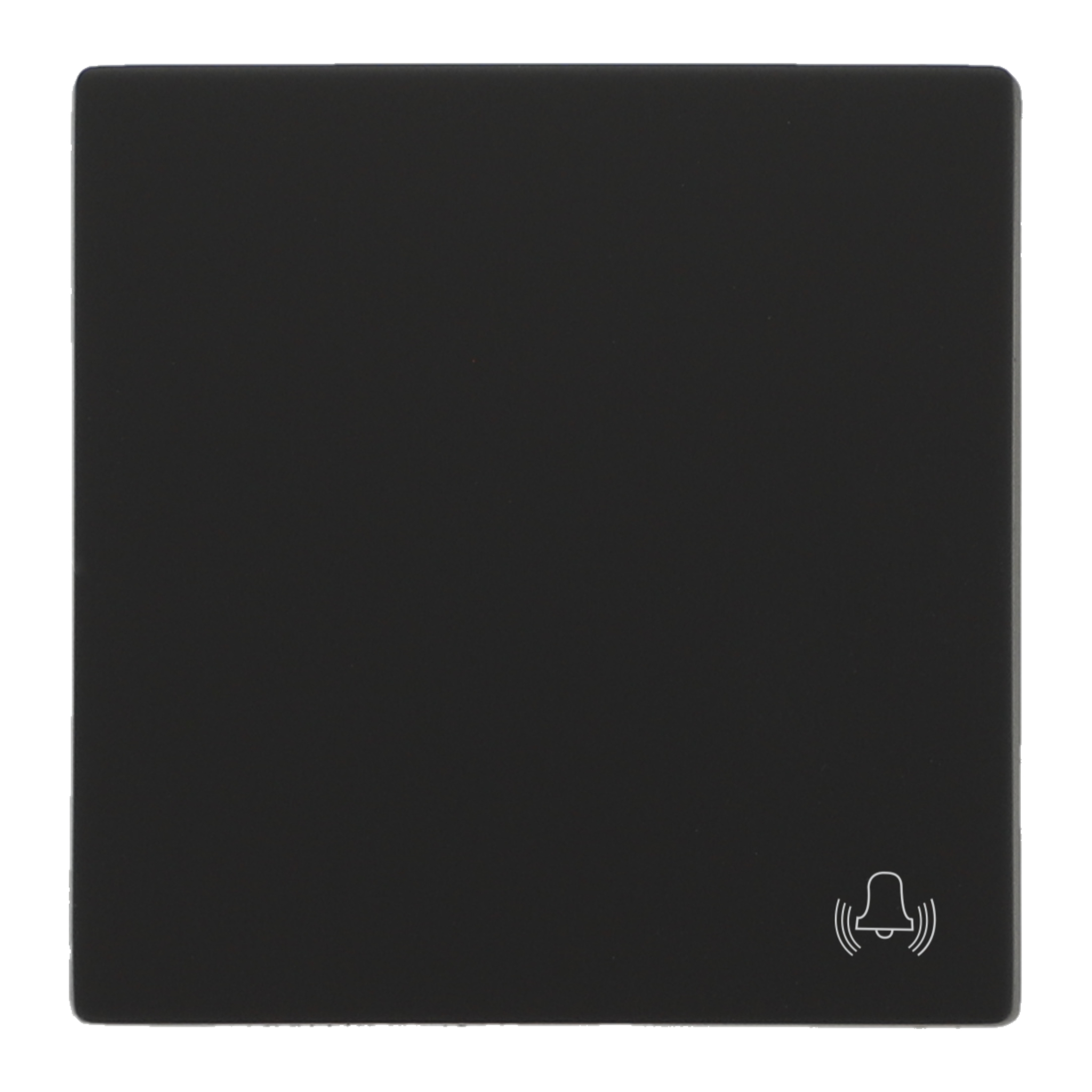 Kontroll-Wippe mit Licht-Symbol schwarz matt RAL 9005 K55