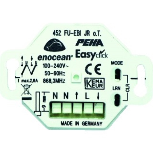 EasyClick Empf. 2-Kanal BiDi 364356-PEHA-Version