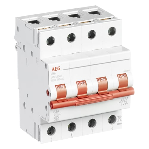 Hauptschalter "AST M" 4-polig 80 A 4 TE