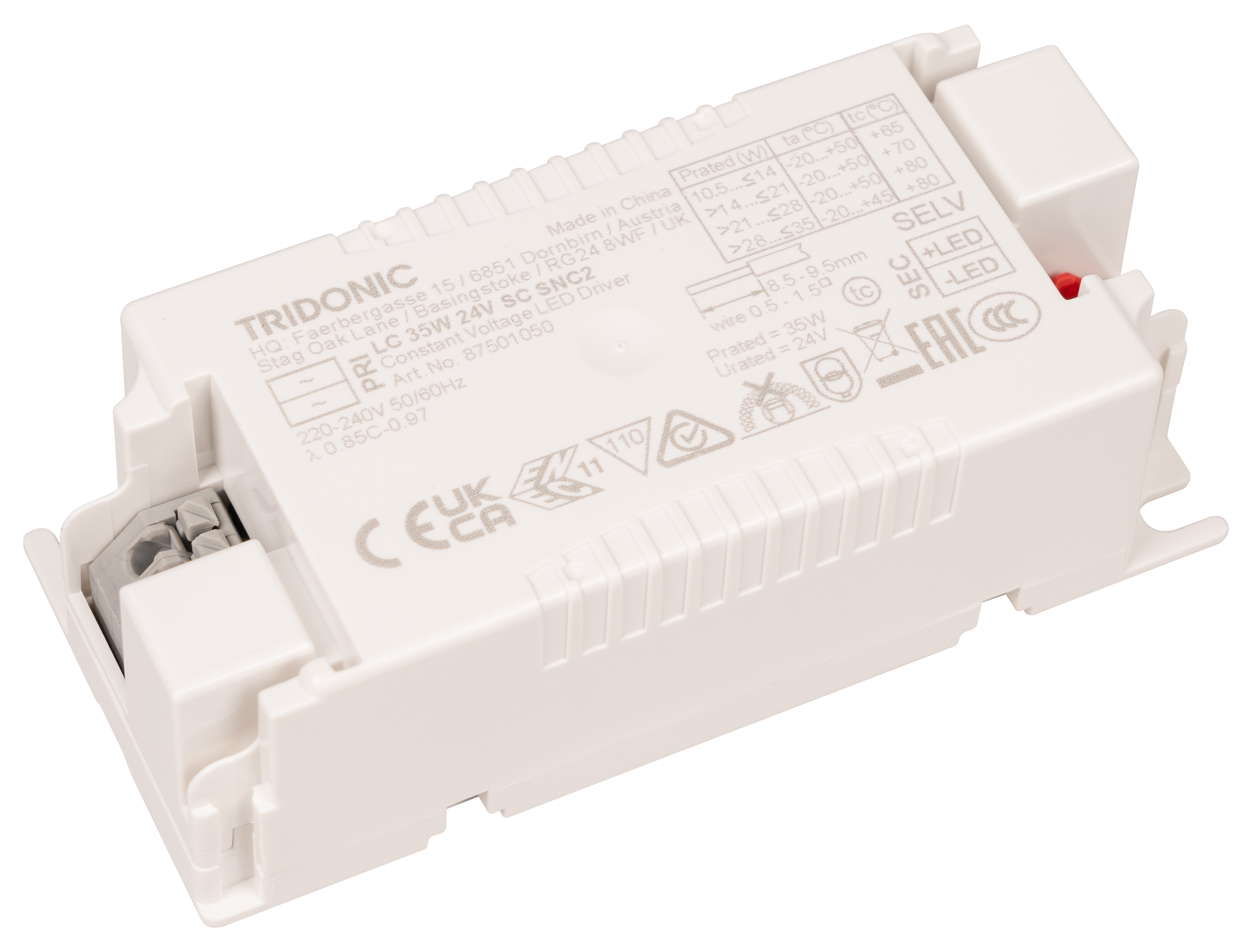 LED-Treiber 35Wnondimm, 24V, CV