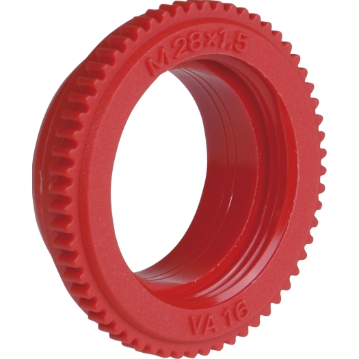 Ventiladapter (VA) für thermischen Stellantrieb VA 16, M28x1,5 - rot