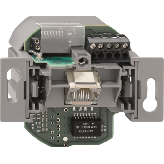 RUTENBECK Daten-Anschlussdose Cat. 5 mit WLAN-Accespoint AC / WLAN / UAE polarweiß