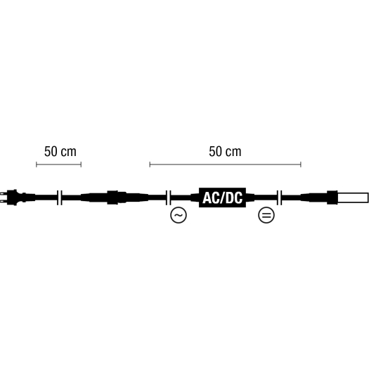 ROPE LIGHT Anschluss-Set LED für konventionellen Anschluss