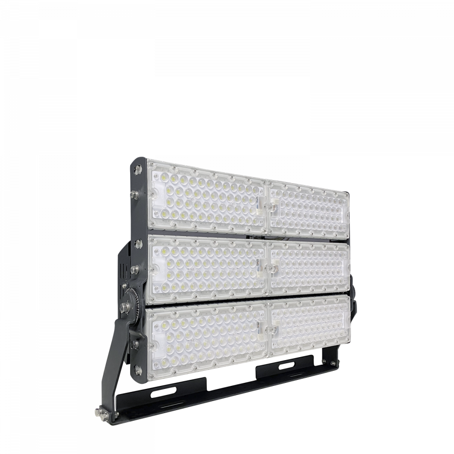 LED-Kranstrahler CRANESTAR 20K, 720 W, 123.400 lm, 5.000 K, IP65, schwenkbar, mit CEE-Stecker