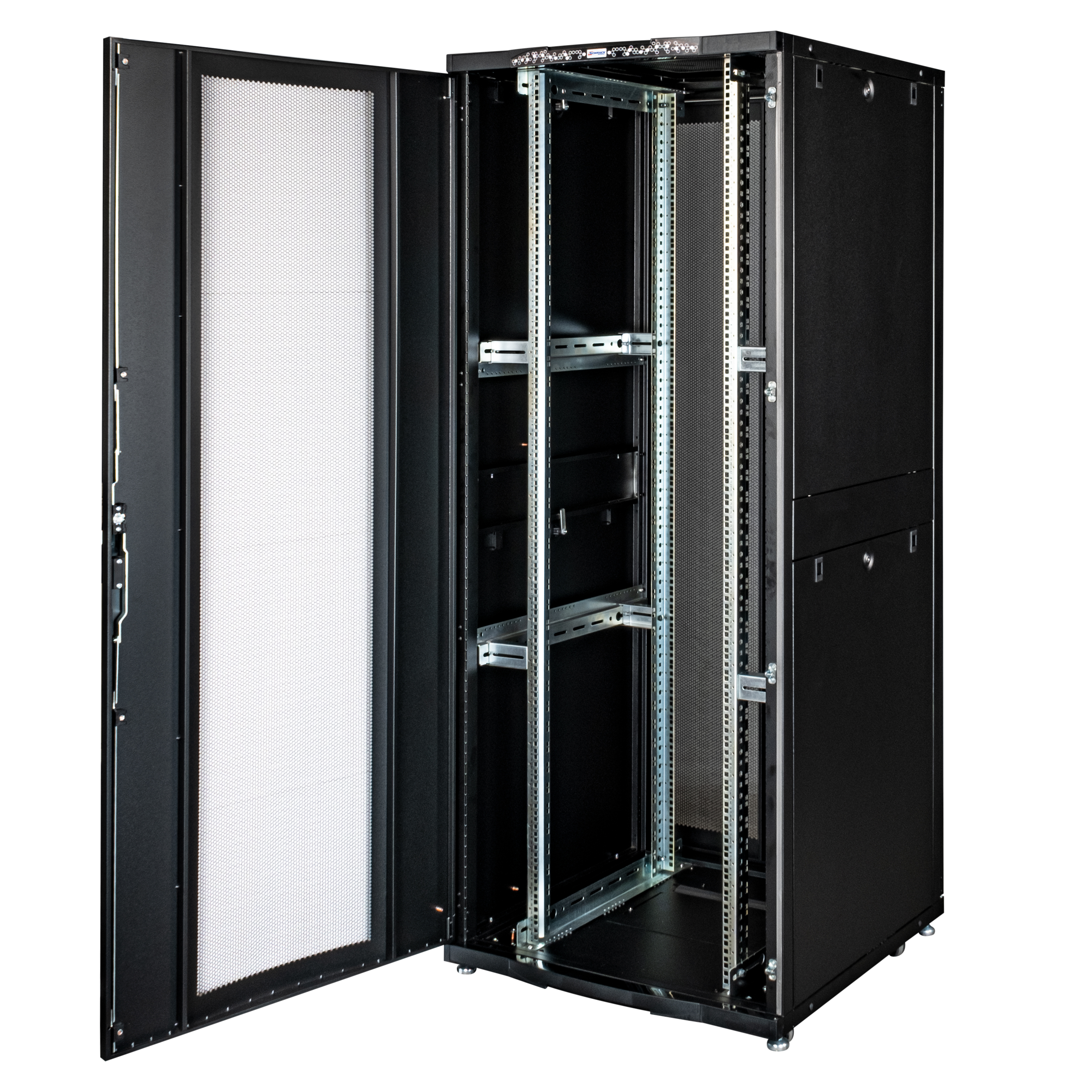 Serverschrank 19", B=800 H=2088 T=800, 19" 45HE, IP20