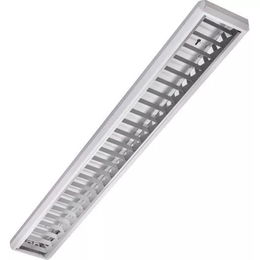 Anbauleuchte 1x58W, IP20 Aluminium-Raster ARS