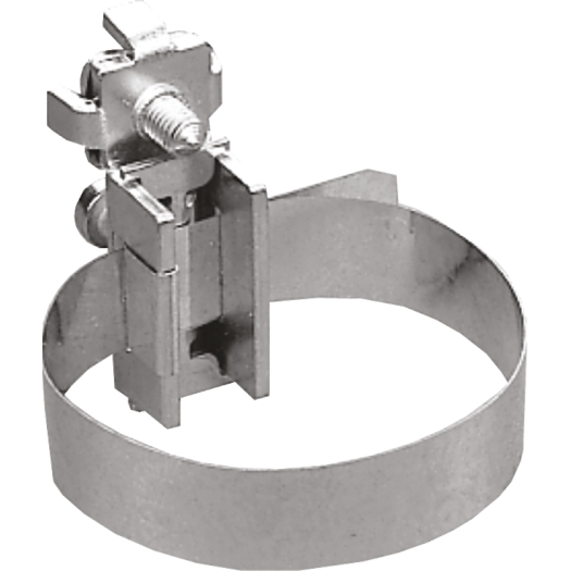 Erdungs-Bandschelle für Rohrleitungen 9,7  - 168,3 mm