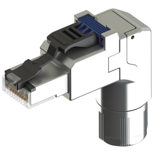 RJ45-Stecker Cat. 6A winkel