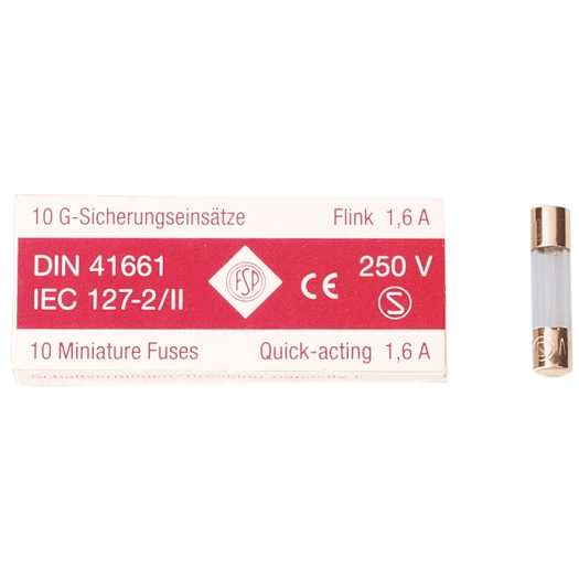 G-Schmelzeinsätze flink, 5 x 20 mm 2,0 A