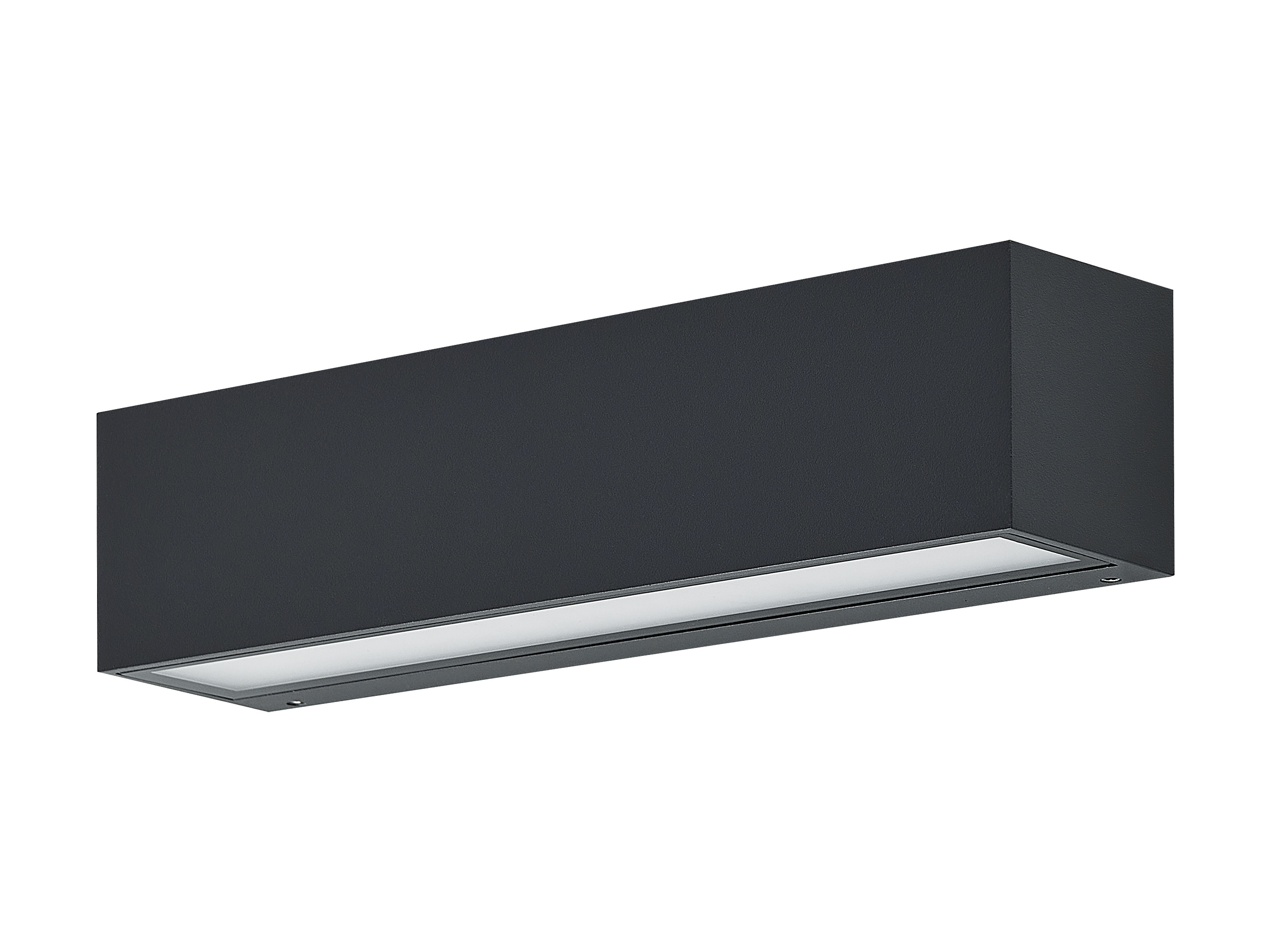 LED-Wandaufbauleuchte aus Aluminium, 7 W, direkter Lichtaustritt, anthrazit, IP65