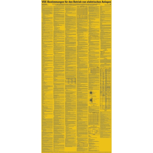 VDE-Bestimmungen für den Betrieb elektrischer Anlagen