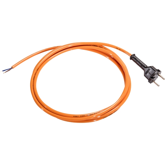 230 V-Anschlussleitung H05BQ-F 3 G 1,0 mm², mit Zentralstecker 5 m