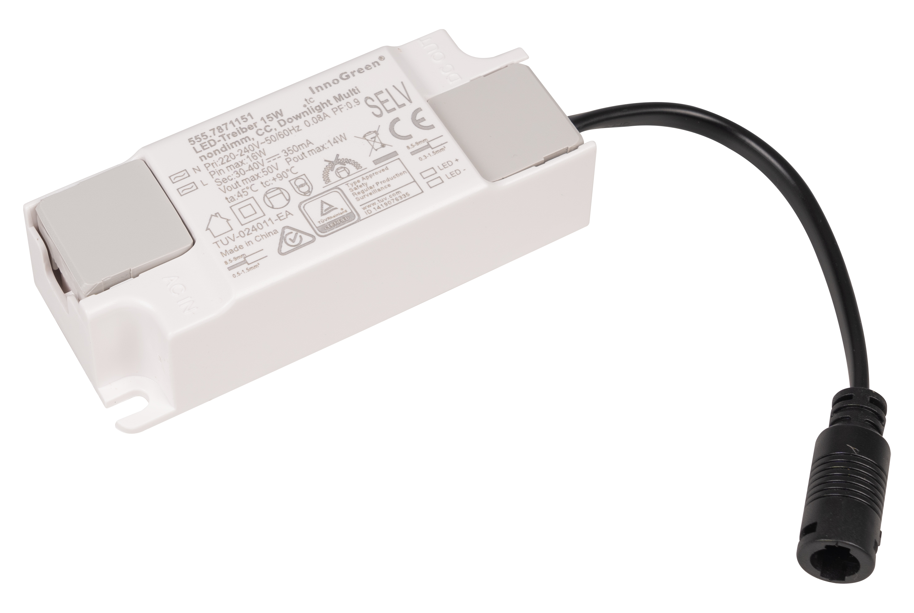 LED-Treiber 15 W, nondimm, CC, für Downlight Pure 2.0