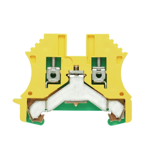 Schutzleiter-Reihenklemme, Schraubanschluss, 2.5 mm², 800 V, Anzahl Anschlüsse: 2, Anzahl der Etagen