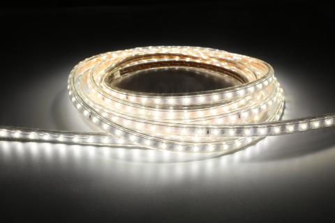 LED Lichtschlauch, 25 m, 188 W, 20.000 lm, 5.000 K, 4.500—5.500 K, IP65, Schutzklasse II