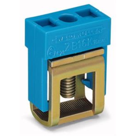 N-Sammelschiene und Zubehör N-Anschlussklemme mit Kappe, bis 16 mm²